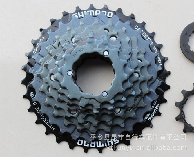 禧玛诺自行车飞轮 shimano hg20-8山地车飞轮 卡式飞轮12-32齿图片_8