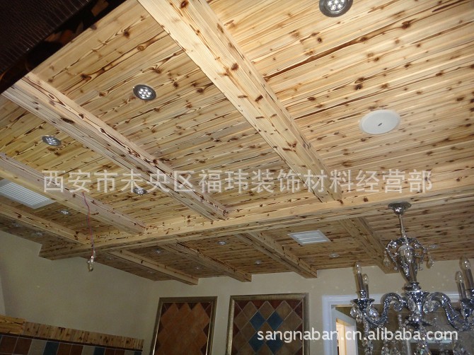 木质扣板 免漆桑拿板 西安桑拿板 松木桑拿板 碳化护墙板 吊顶材料
