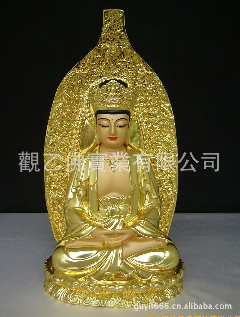 台湾佛像工艺 日本贴金技术 毗庐遮那佛像 大雄宝殿佛寺陈设供奉