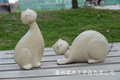 混批窯變鈾工藝品*陶瓷對貓*田園動物工藝品小花貓 A-017