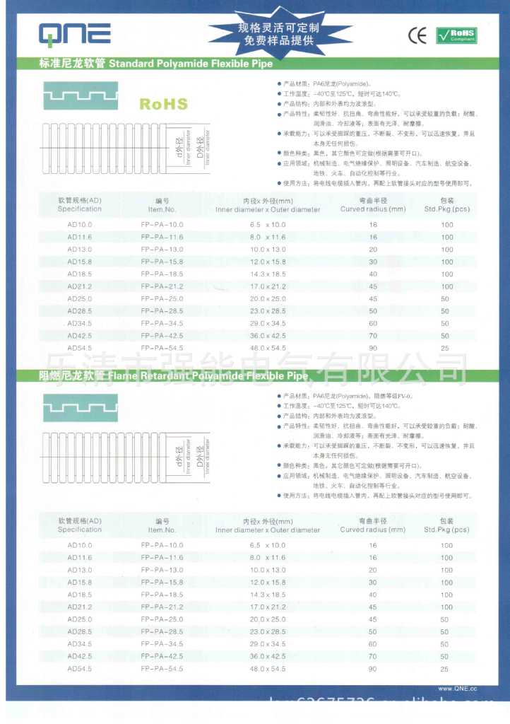 波纹管尺寸