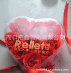 【厂供】节日热销礼品9朵装玫瑰纸香皂
