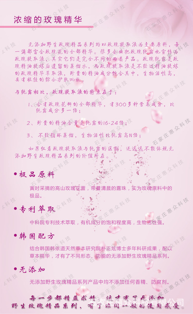 玫瑰系列-濃縮的玫瑰精華