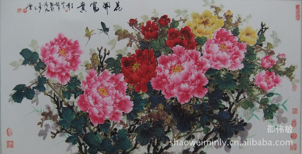 不怕你细看 就怕你不看的精意牡丹画 牡丹大师唐玉年 国画精品图片_6