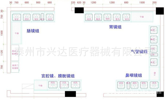 内镜清洗工作站,胃镜一体化洗消中心