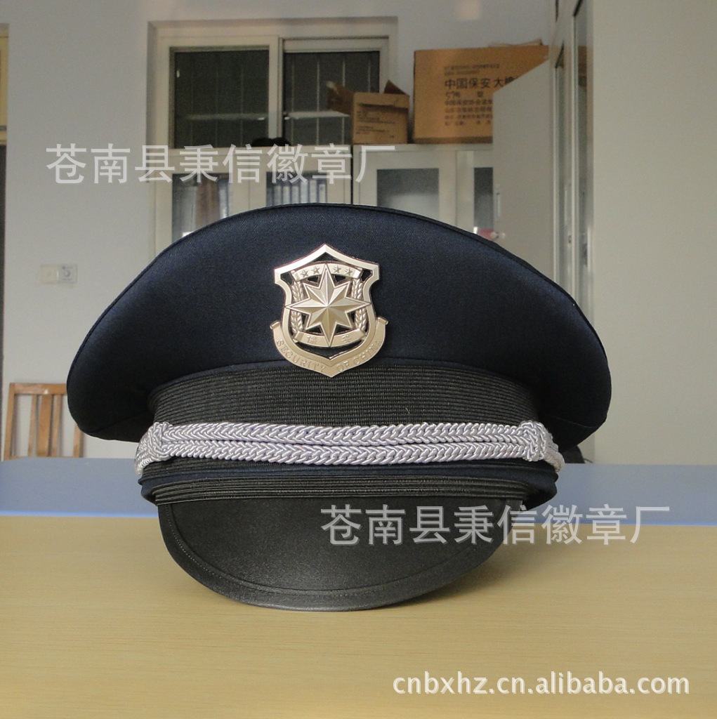 2011新式保安作训帽 帽子 帽子批发 鸭舌帽 保安服配件 包邮图片_7