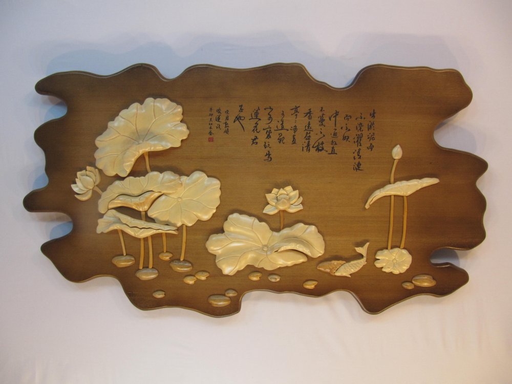 桦树皮工艺品 树皮画手工雕刻画 东北珍贵特产木艺礼品特色画图片_10