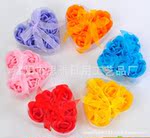 6朵心形香皂花 肥皂花 沐浴花 婚庆礼品可定制logo 量大优惠 混批
