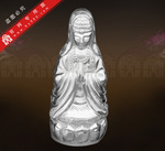 纯银制品-纯银工艺品-纯银摆件-精品纯银摆件-小观音