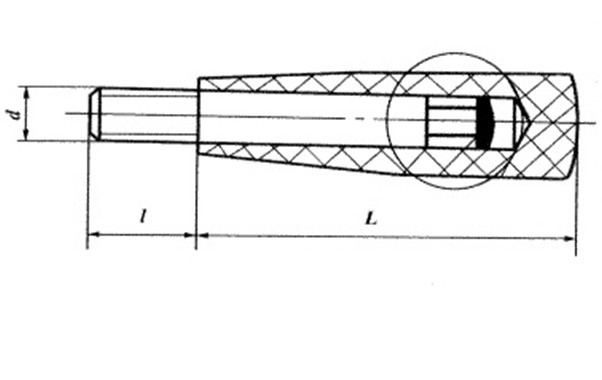 批发生产转动手柄 胶木转动手柄 M6*50