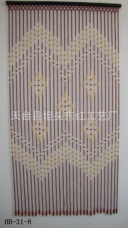31条木珠门帘 挂帘 用于客厅 餐厅做玄关隔断等 厂家直销