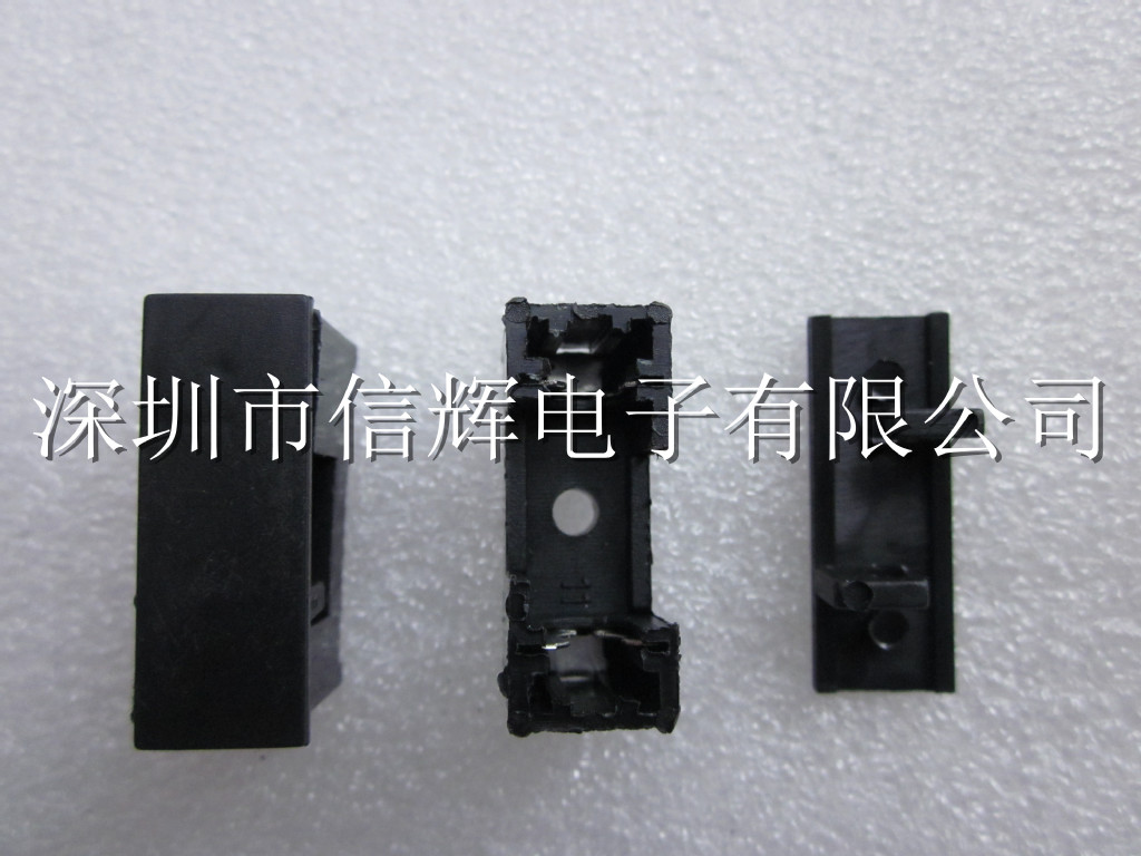 供应pcb安装保险丝座5x20 底座双卡不带上盖