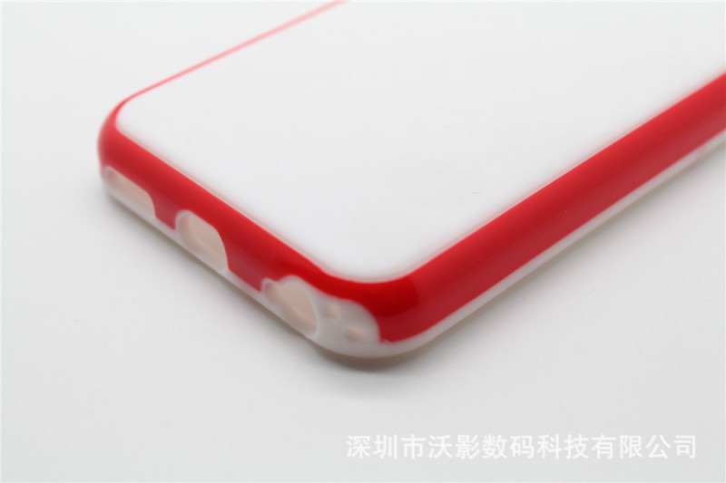 iphone5c曬紋雙色軟殼