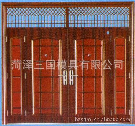 仿古仿红木浮雕门模具14