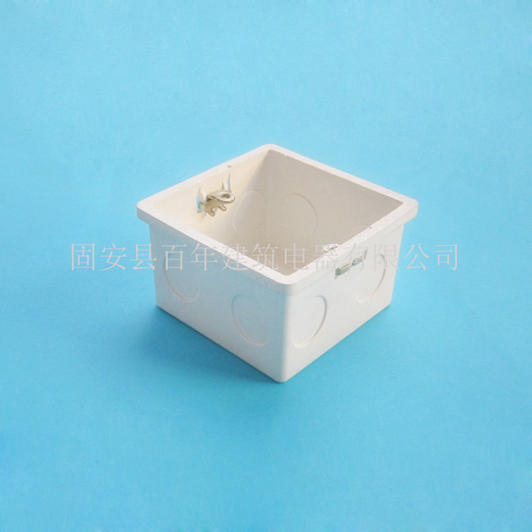 厂家直销河北pvc电缆开关接线盒 全新pvc接线盒 86接线盒阻燃