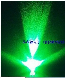 3MM 白發綠 發光管 超高亮 LED 發光二極管工廠,批發,進口,代購