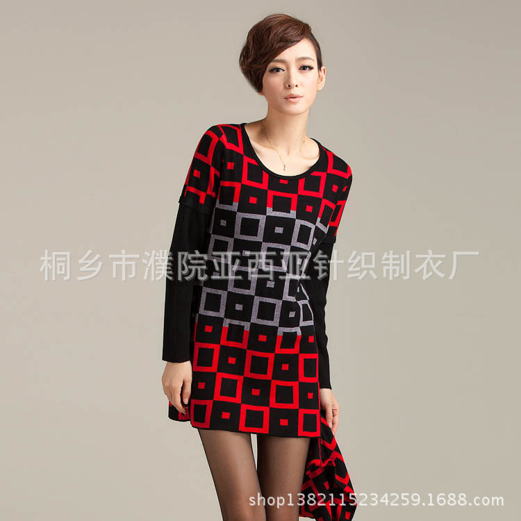 2013秋冬尊贵妈妈装新款羊毛衫