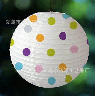 宜家 厂家直销纸灯笼批发 宜家 儿童手工diy画画 paperlantern