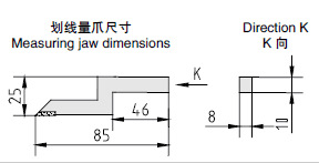 带表高度游标卡尺3