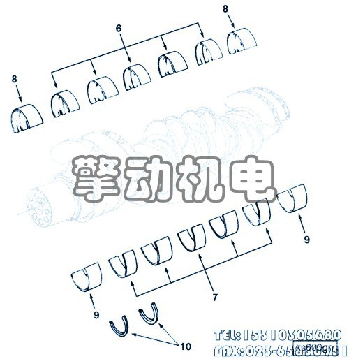 康明斯主轴瓦 |Cummins AR12251