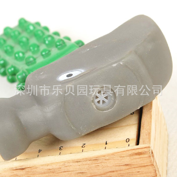 貴賓泰迪最愛小錘子發聲玩具 寵物安全乳膠玩具 小型犬狗狗用品