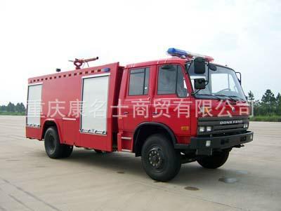 天河LLX5153GXFPM60D泡沫消防车ISBE185东风康明斯发动机