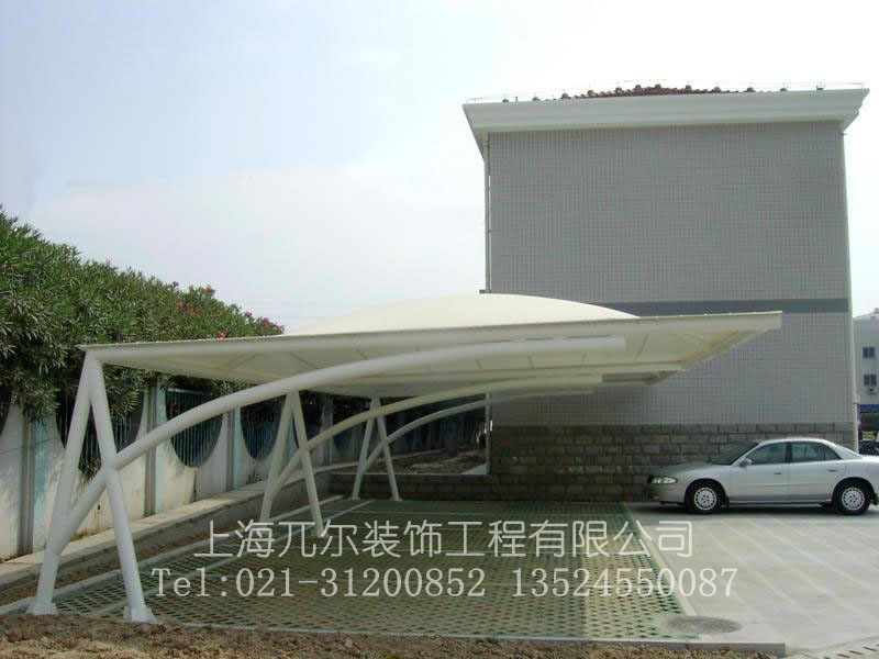 车棚 车篷定做 膜结构车棚