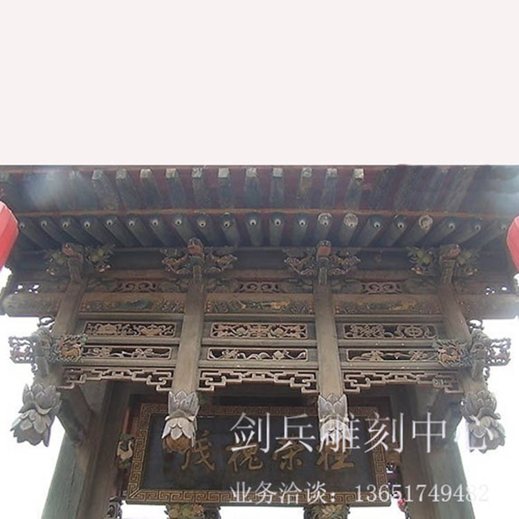 可订做园林寺庙雕刻古建木雕木格雕刻