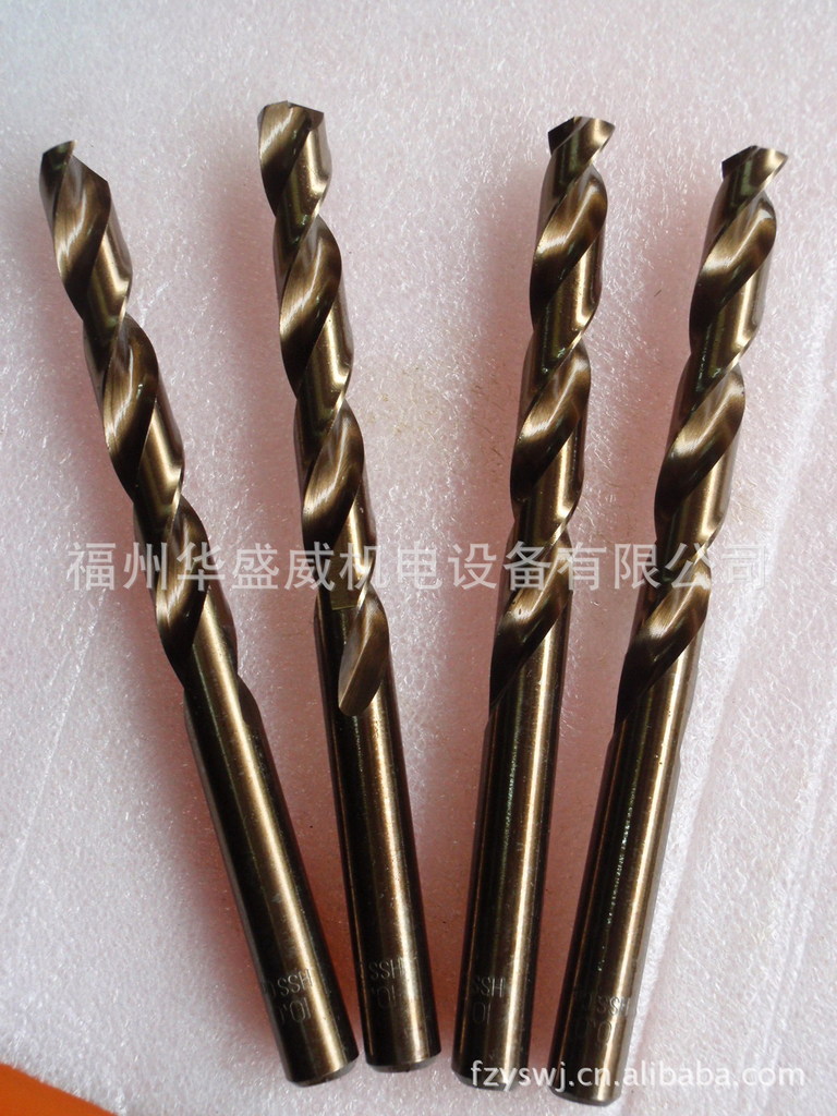 供应青工牌不锈钢专用含钴直柄麻花钻头5.2mm