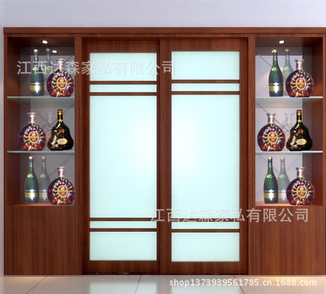 餐厨隔断酒柜