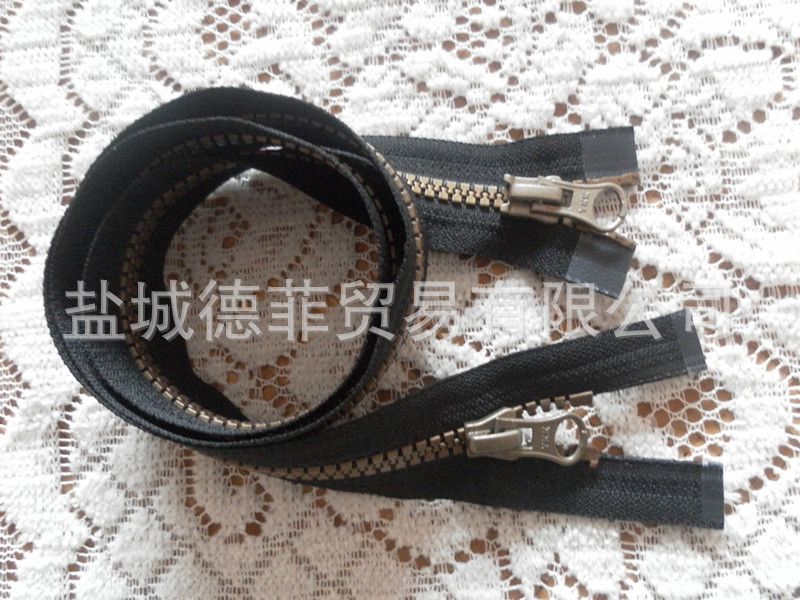 YKK5#仿青古铜树脂双开黑73cm阿里