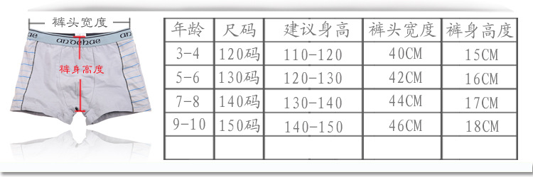 218尺碼表格