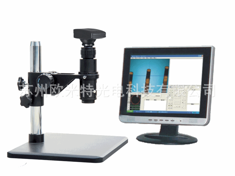 视频显微镜数码显微镜拍照测量分析同轴光显微镜