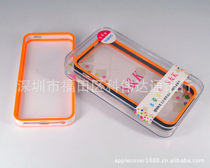 蘋果iPhone5 5s手機保護殼 S&K多彩邊框 蘋果5手機套 保護框批發工廠,批發,進口,代購