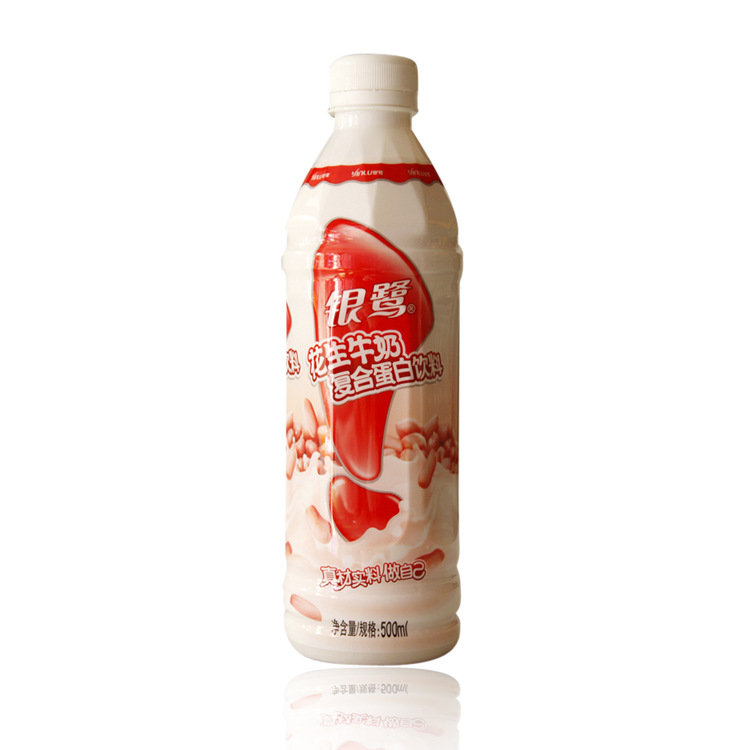 瓶装饮料批发 银鹭花生牛奶 复合蛋白饮料500ml