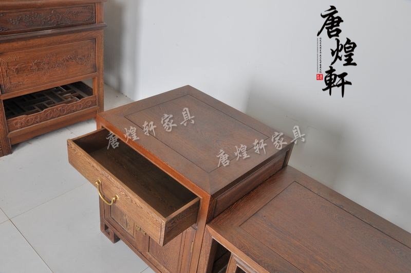 鸡翅木老式电视柜 (8)