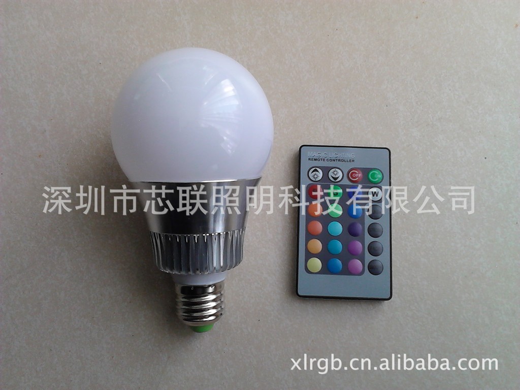 10WRGB球泡灯