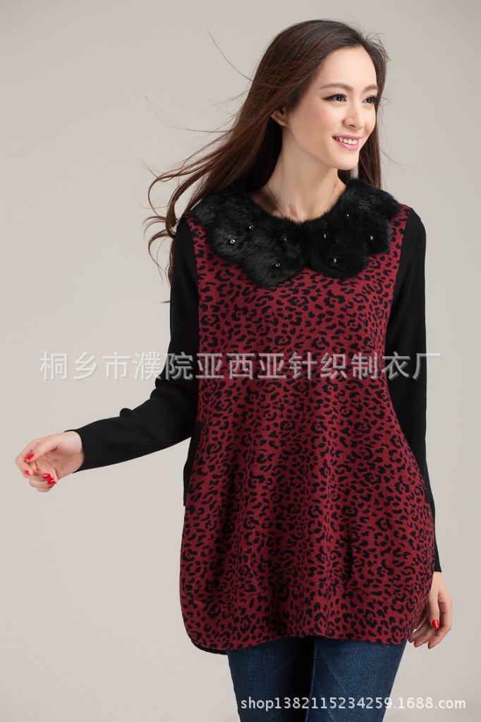 2013秋冬尊贵妈妈装羊毛衫