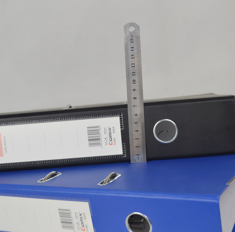 打孔文件夹厚度测量图