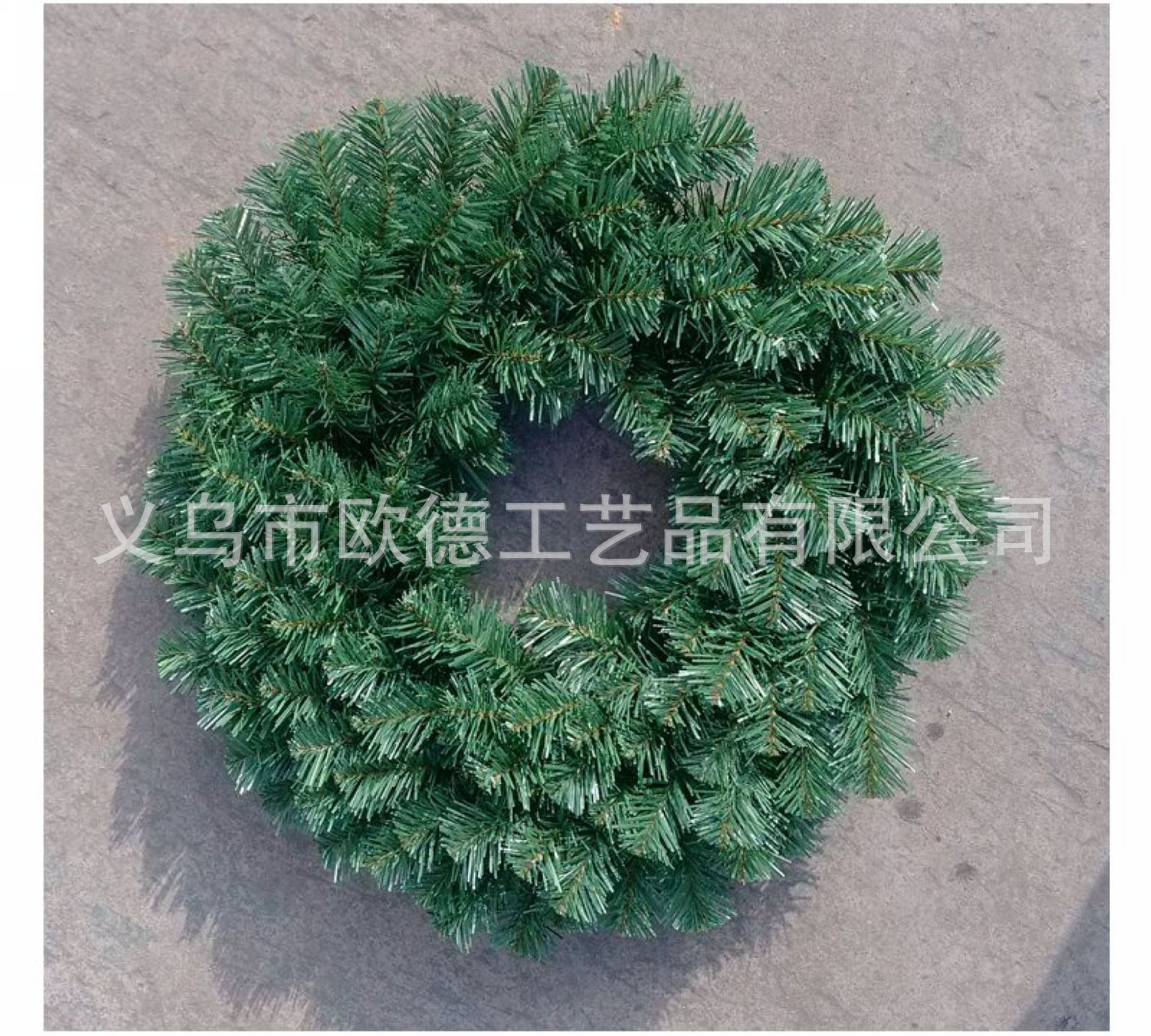 PVC wreath without lights