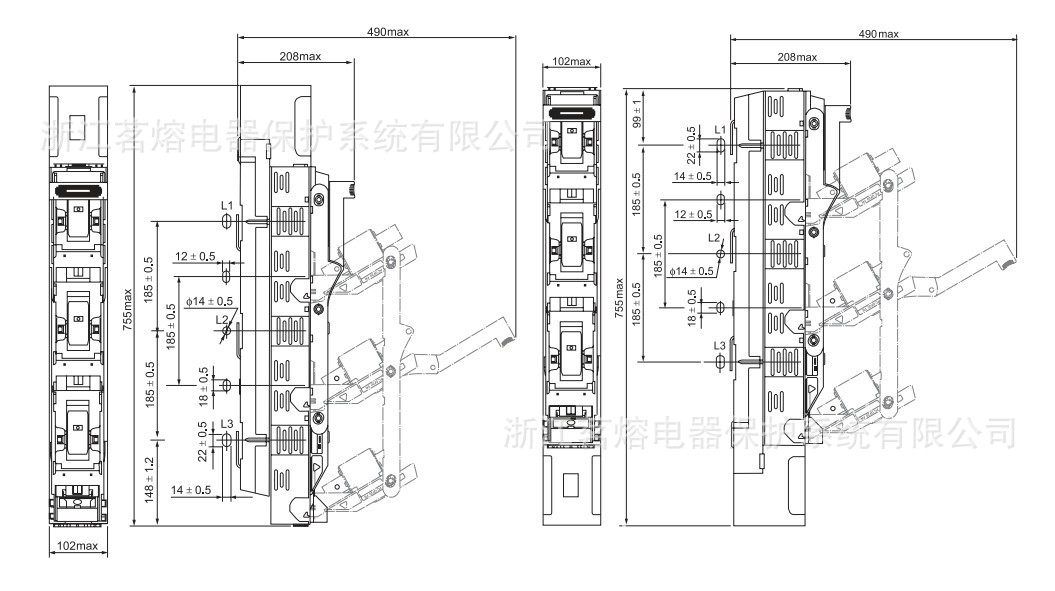 DR2-250 TS TN 基本参数