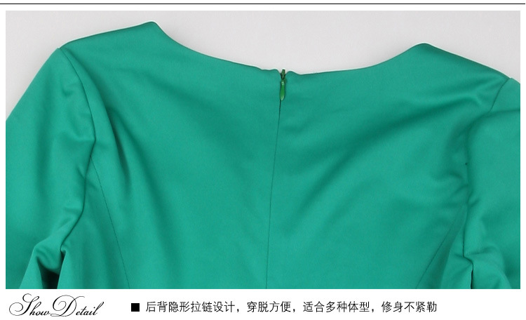 绿色长裙_19