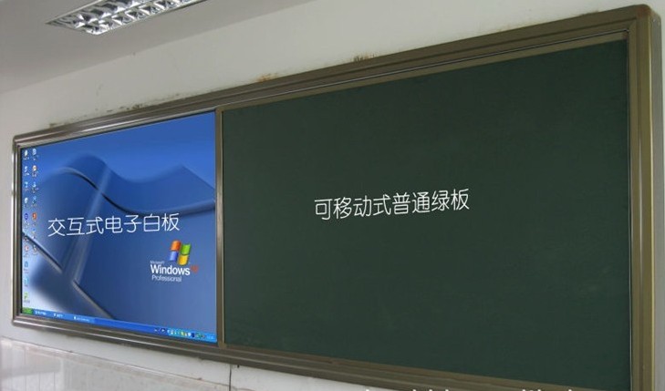 一侧推拉黑板