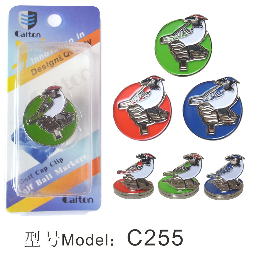 C255小鸟折叠帽夹