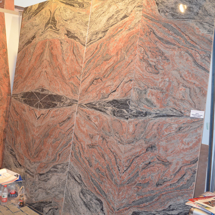 multicolour red granite patter