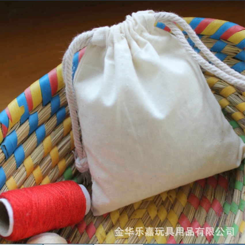 棉麻束口袋1