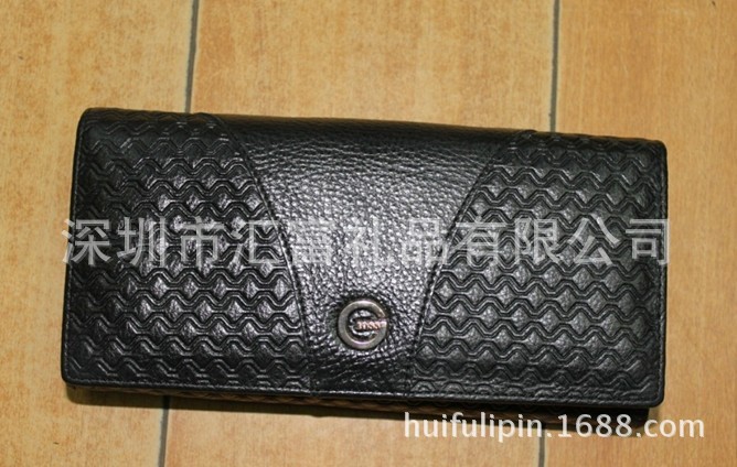 真皮钱包300-3黑色