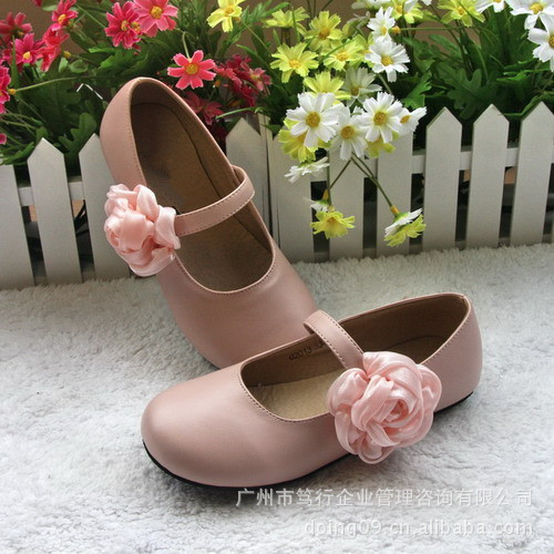 秋款韩版童鞋大花朵公主鞋 儿童皮鞋 女童公主鞋单鞋 批发Q2013