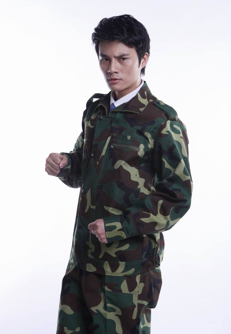 湖南工作服短袖套装作训迷彩军训迷彩陆军迷彩服军服战斗服套装