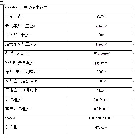 CXF-WS20A